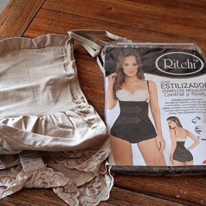 Ritchi Beige Strapless Shapewear